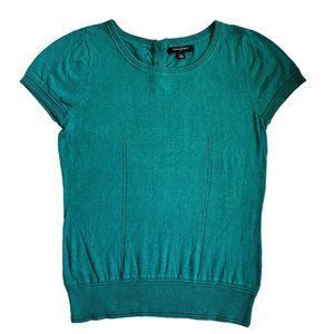 Banana Republic 2012 Green Women's Short Sleeve Knit Top